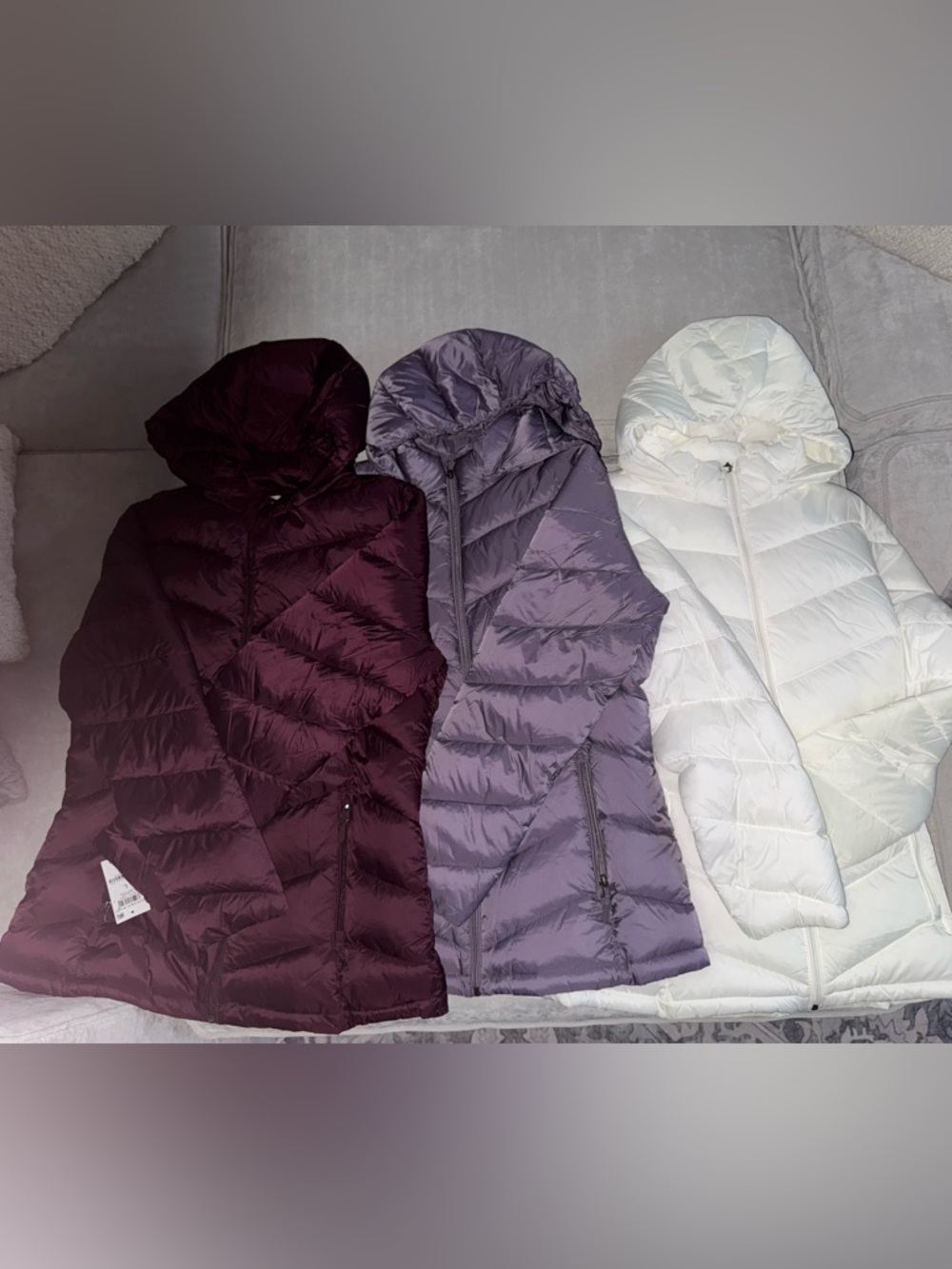 3 Bundle NWT CHARTER CLUB Packable Coats L